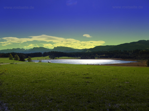 Attlesee mit Alpenansicht