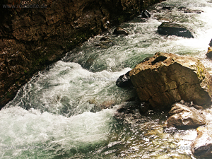 Breitach Fels Wasser