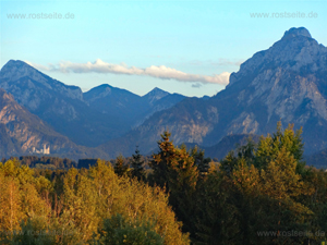 neuschwanstein herbst berge