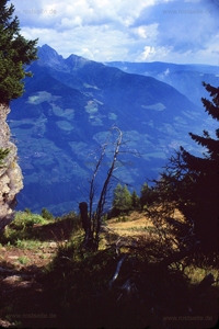 Südtirol am Berghang