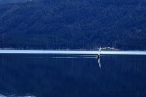 Segelboot am Walchensee