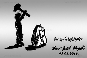 Der Spr&uuml;cheklopfer